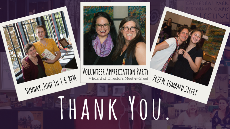 Volunteer Appreciation Party | June 10