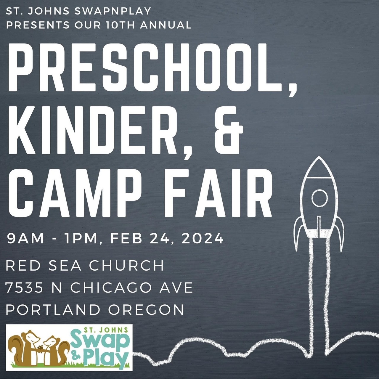 St John’s Swap n Play’s 10th Annual Preschool, Kinder, and Camp Fair